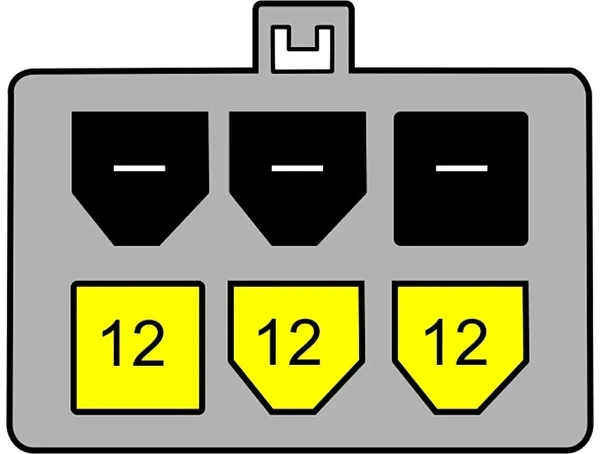 כבל חשמל PCI Express תקע 6 פינים ל- 2 x מולקס ז/ז DELOCK | 82315 | 4K