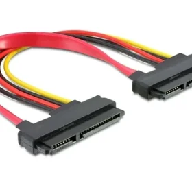 כבל חשמל ונתונים SATA 22 pin נ/נ DELOCK | 84406 | 4K