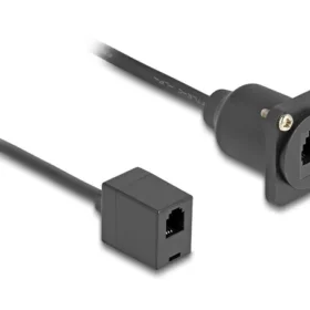 כבל טלפון RJ10 להתקנה בפאנל מסדרה D נ/נ DELOCK | 87969
