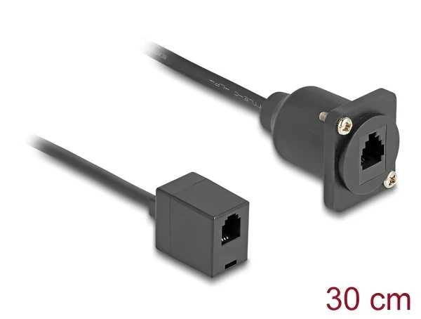 כבל טלפון RJ10 להתקנה בפאנל מסדרה D נ/נ DELOCK | 87969