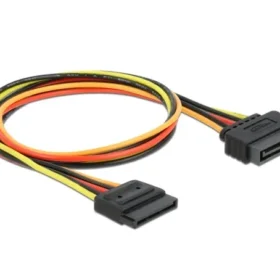 כבל מאריך חשמל SATA 15 pin ז/נ DELOCK | 60133 | 4K