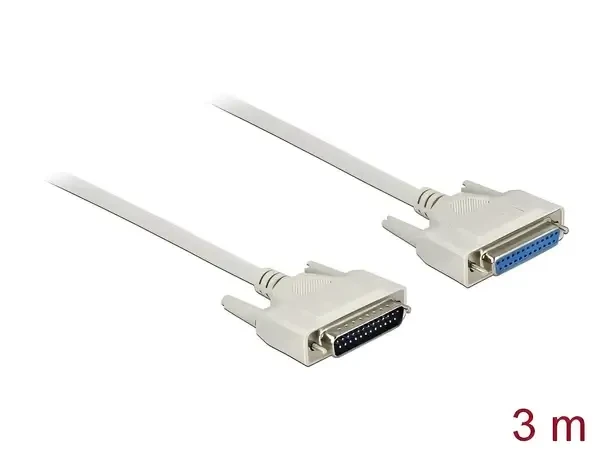 כבל מאריך סריאלי Serial D-Sub 25 ז/נ DELOCK | 83209 | 4K