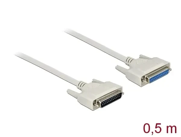 כבל מאריך סריאלי Serial D-Sub 25 ז/נ DELOCK | 86907 | 4K