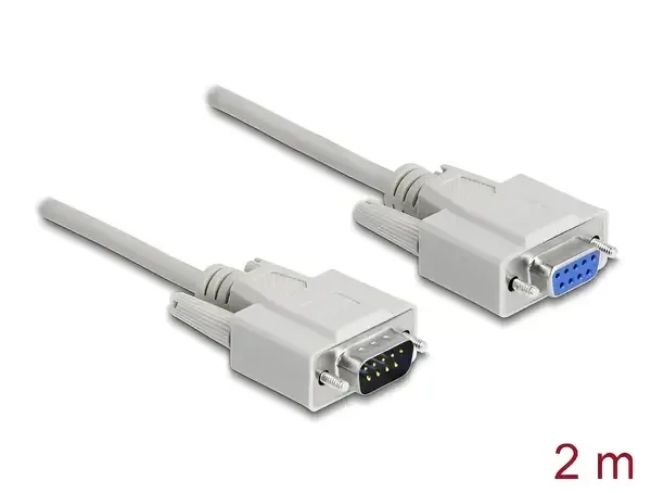 כבל מאריך סריאלי Serial D-Sub 9 ז/נ DELOCK | 84064 | 4K