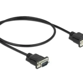 כבל מאריך סריאלי Serial D-Sub 9 עם מחברים קומפקטיים ז/נ DELOCK | 86584 | 4K