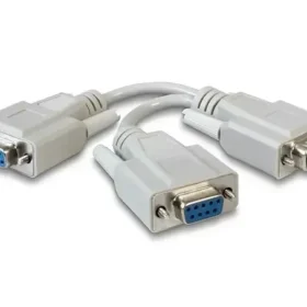 כבל מפצל תקע Serial D-Sub 9 ל- 2 שקעים D-Sub 9 ז/נ DELOCK | 65403 | 4K