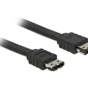 כבל נתונים eSATA 3 Gb/s 7 pin צבע שחור נ/נ DELOCK | 85641 | 4K