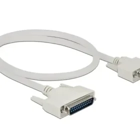כבל סריאלי תקע Serial D-Sub 25 לשקע D-Sub 9 ז/ז DELOCK | 84544 | 4K