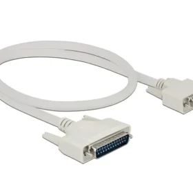 כבל סריאלי תקע Serial D-Sub 25 לשקע D-Sub 9 ז/ז DELOCK | 86877 | 4K