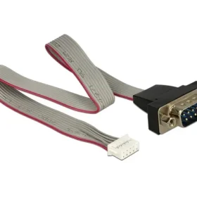 כבל סריאלי תקע Serial D-Sub 9 למחבר 9 פין עבור לוחות Gigabyte ז/ז DELOCK | 89632 | 4K