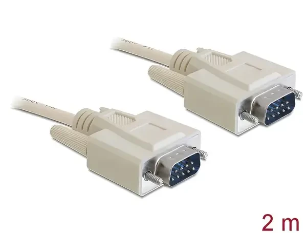 כבל קישור סריאלי Serial D-Sub 9 ז/ז DELOCK | 82981 | 4K