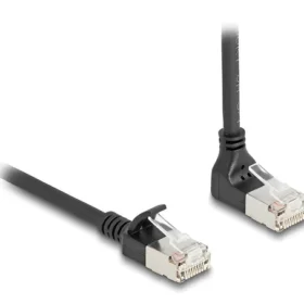 כבל רשת Cat 6A Slim זווית DAWN בשני הצדדים ז/ז DELOCK | 80286