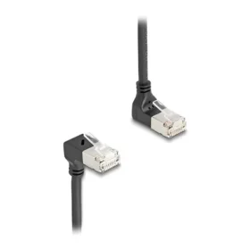 כבל רשת Cat 6A Slim זווית UP\DAWN ז/ז DELOCK | 80292