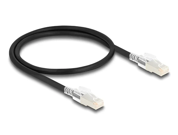 כבל רשת מאובטח RJ45 Cat.6A S/FTP עם 10 קליפסים צבעונים ז/ז DELOCK | 80257