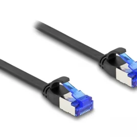 כבל רשת שטוח מסוכך RJ45 Cat.6A U/FTP ז/ז DELOCK | 80174