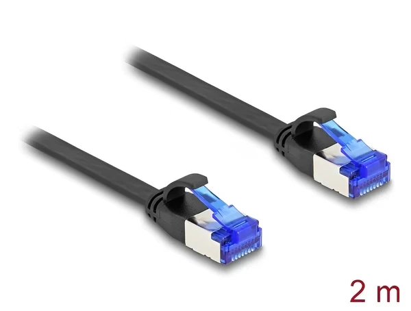 כבל רשת שטוח מסוכך RJ45 Cat.6A U/FTP ז/ז DELOCK | 80176