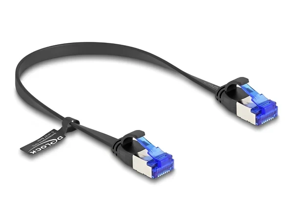 כבל רשת שטוח מסוכך RJ45 Cat.6A U/FTP ז/ז DELOCK | 80176
