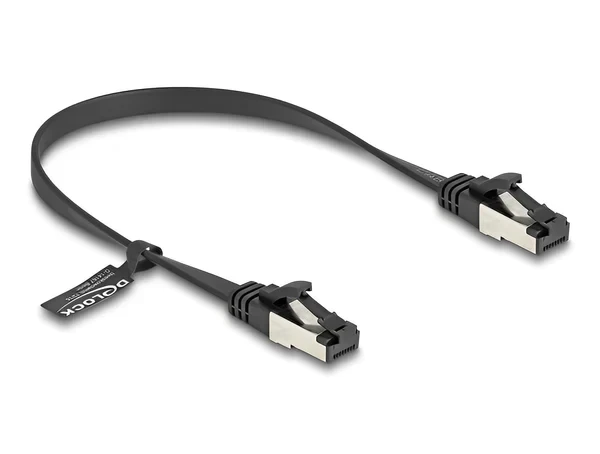 כבל רשת שטוח מסוכך RJ45 Cat.8.1 U/FTP 40Gbps ז/ז DELOCK | 80179