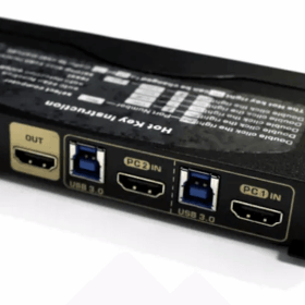 מתג 2 יציאות Gold Touch | KVM-HDMI-2-4K60