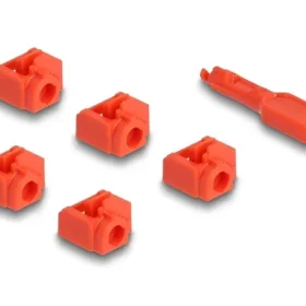 חוסם שקע רשת RJ45 סט 10 יחידות DELOCK | 20928