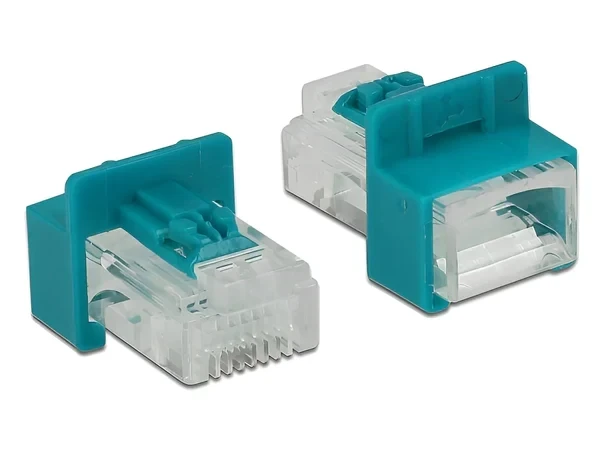 חוסם שקע רשת RJ45 סט 6 יחידות DELOCK | 86425