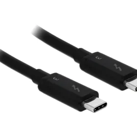 כבל Thunderbolt™ 3 ז/ז 3A תומך 20Gb/s בצבע שחור DELOCK | 84846