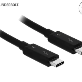 כבל Thunderbolt™ 3 ז/ז 5A תומך 40Gb/s ז/ז DELOCK | 84844