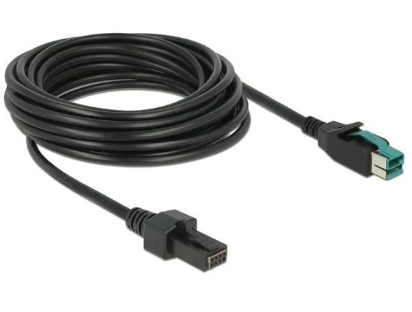 כבל USB עבור מדפסות קופה ומסופים תקע PoweredUSB 12V לתקע 2x4 פין ז/ז DELOCK | 85486