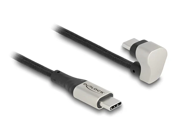 כבל גיימינג USB-C 2.0 בזווית 180° תומך PD 60 W ז/ז DELOCK | 88159