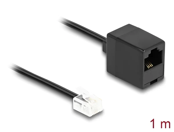 כבל טלפון חכם תקע RJ11 לשקע RJ45 ז/נ DELOCK | 88092