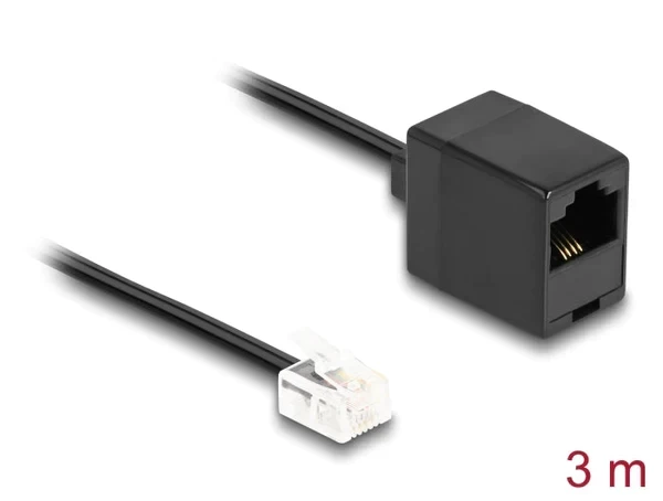 כבל טלפון חכם תקע RJ11 לשקע RJ45 ז/נ DELOCK | 88094