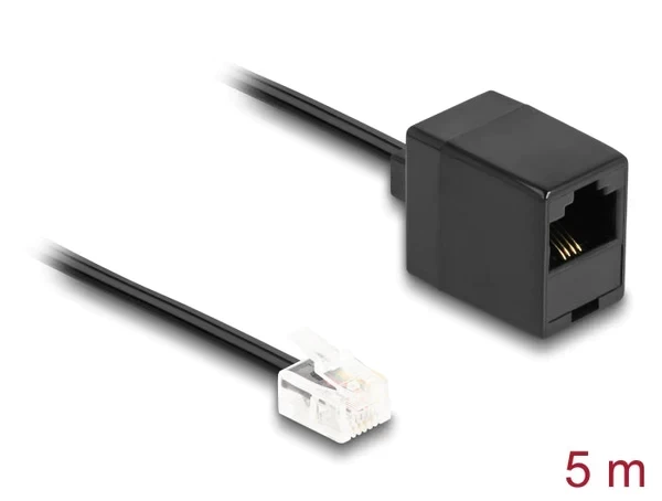 כבל טלפון חכם תקע RJ11 לשקע RJ45 ז/נ DELOCK | 88095