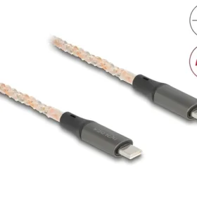 כבל טעינה ונתונים USB-C 2.0 RGB ז/ז תומך PD 3.0 100 W ז/ז DELOCK | 88288