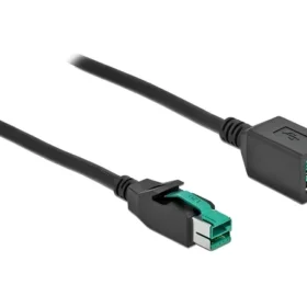 כבל מאריך PoweredUSB 12V עבור מדפסות קופה ומסופים ז/נ DELOCK | 85984