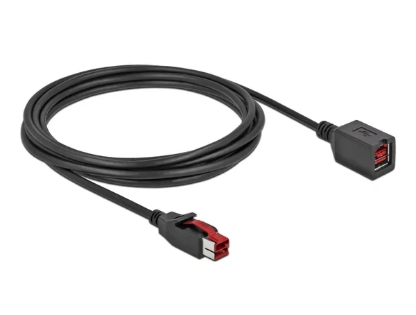 כבל מאריך PoweredUSB 24V עבור מדפסות קופה ומסופים ז/נ DELOCK | 85987