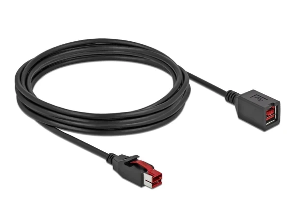 כבל מאריך PoweredUSB 24V עבור מדפסות קופה ומסופים ז/נ DELOCK | 85988
