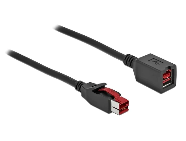 כבל מאריך PoweredUSB 24V עבור מדפסות קופה ומסופים ז/נ DELOCK | 85988