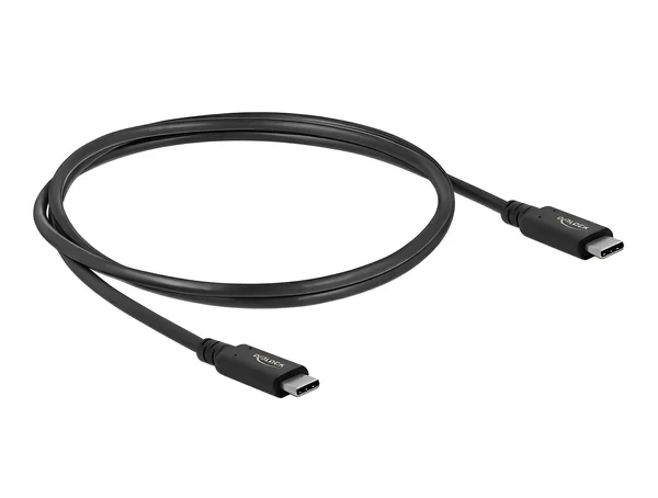 כבל קואקסיאלי Thunderbolt/USB4™ 8K Certified 5A 100 watt תומך 40Gb/s ז/ז DELOCK | 86979