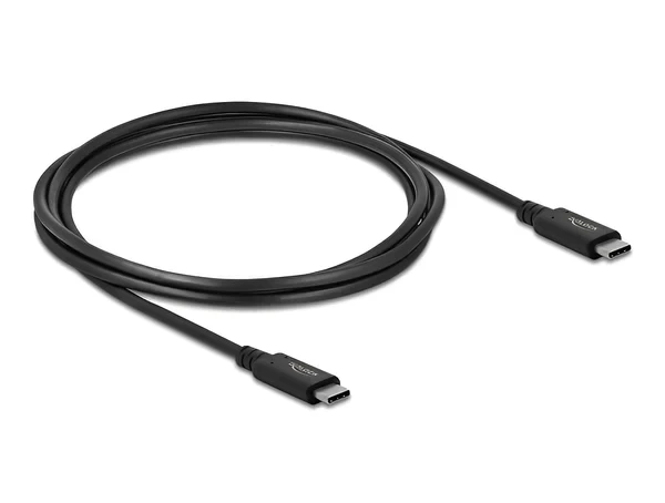 כבל קואקסיאלי Thunderbolt/USB4™ 8K Certified 5A 100 watt תומך 40Gb/s ז/ז DELOCK | 86980