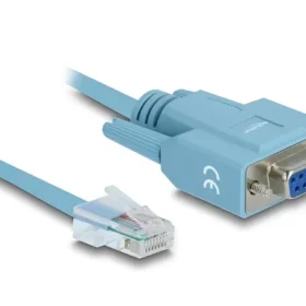 כבל קונסול לסיסקו DB9 נקבה לתקע RJ45 RS-232 ז/ז DELOCK | 63341