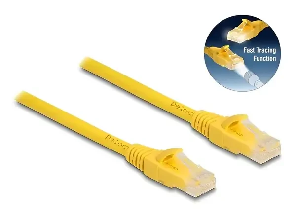 כבל רשת לא מסוכך RJ45 Cat.6A Fast Tracing ז/ז DELOCK | 80101