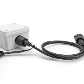 כבל רשת מסוכך RJ45 Cat.6 להתקנה בקדח עגול עם מכסה אטום נגד מים IP68 ז/ז DELOCK 80166