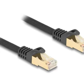 כבל רשת מסוכך RJ45 Cat.6A S/FTP עם ציפוי בד להגנה ז/ז DELOCK | 80318