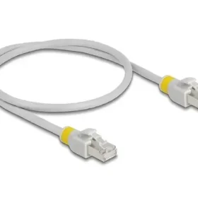 כבל רשת מסוכך RJ45 Cat.6A עם קליפסים צבעוניים ז/ז DELOCK | 80117