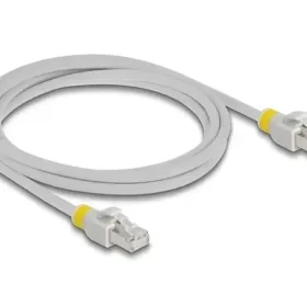 כבל רשת מסוכך RJ45 Cat.6A עם קליפסים צבעוניים ז/ז DELOCK | 80119