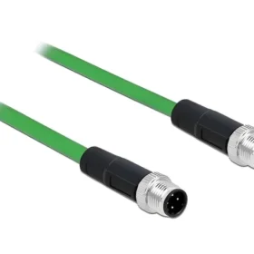 כבל רשת תעשייתי M12 4 pin D-coded PROFINET PUR (TPU) ז/ז DELOCK | 85918