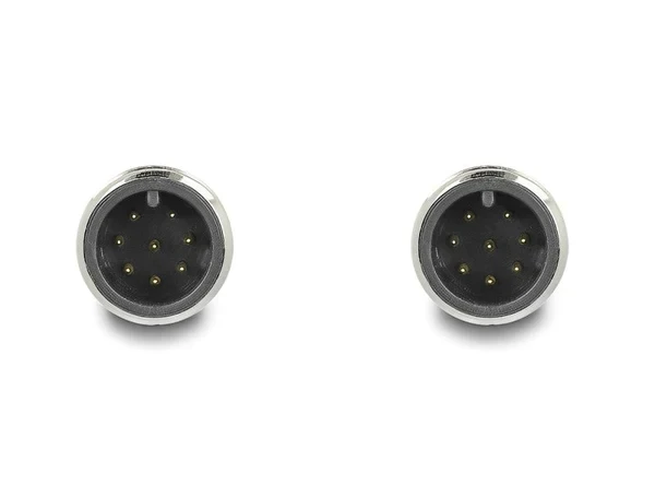 כבל רשת תעשייתי M12 8 pin A-coded PUR (TPU) ז/ז DELOCK | 80412