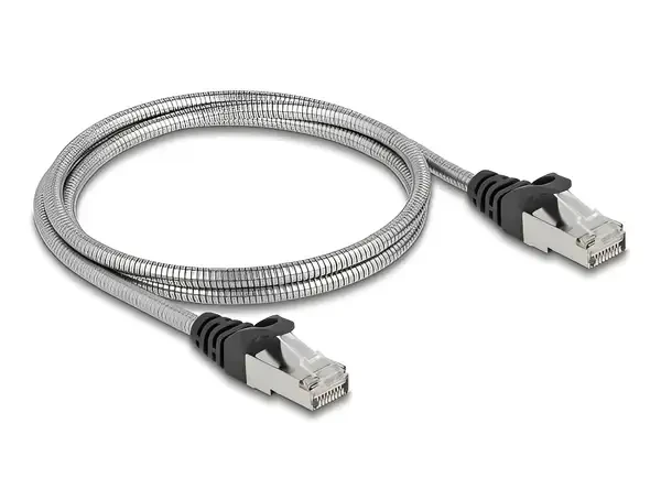 כבל רשת תעשייתי RJ45 Cat.6A UFTP מצופה מתכת זז DELOCK 80108