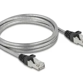 כבל רשת תעשייתי RJ45 Cat.6A UFTP מצופה מתכת זז DELOCK 80109
