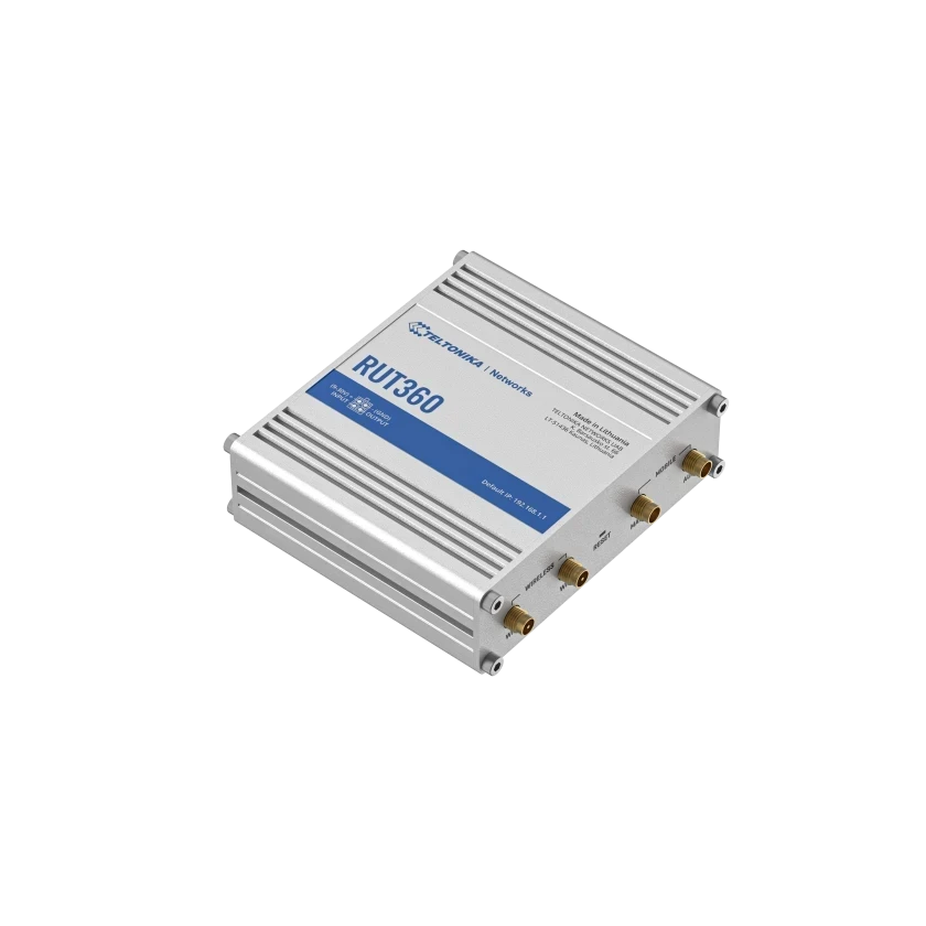 נתב סלולרי תעשייתי במהירויות של עד 150Mbps כולל ניהול מרחוק TELTONIKA | RUT360